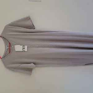 Zara long cotton dress size Small
